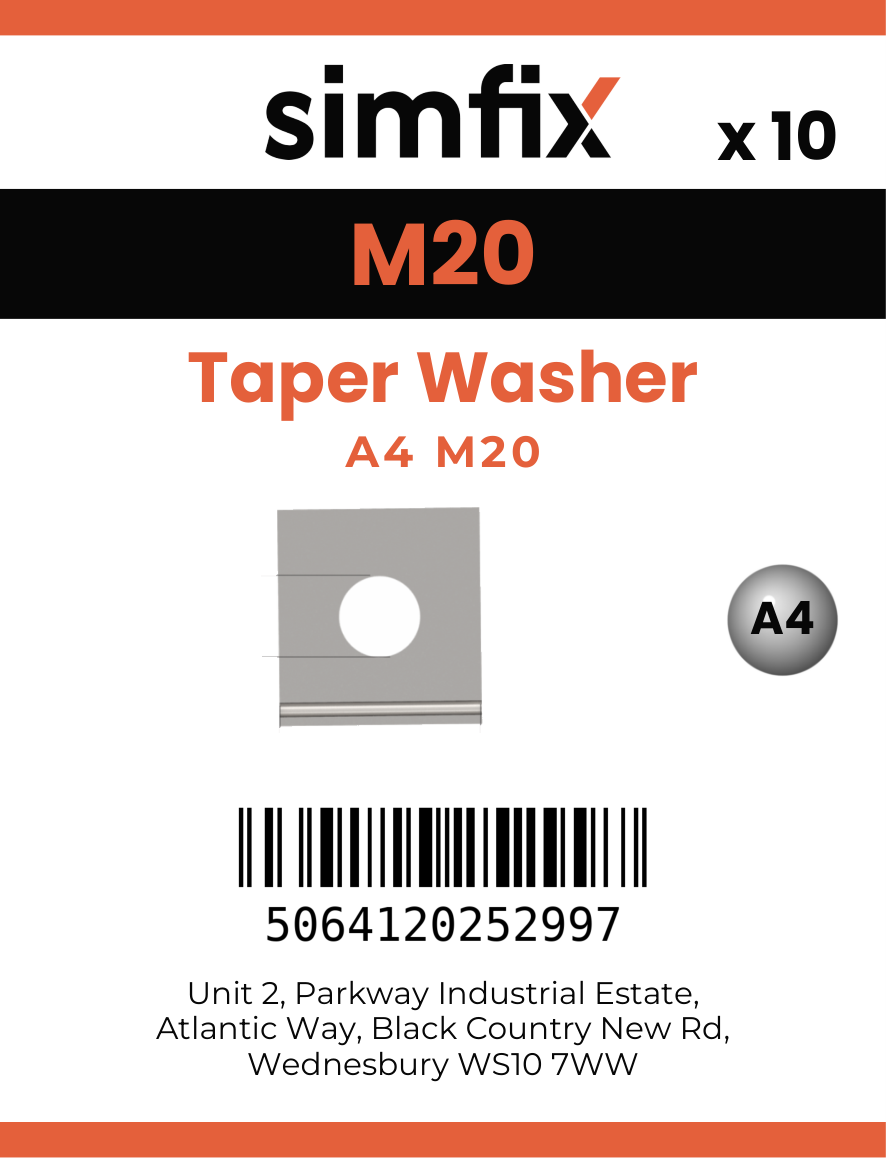 Simfix product label - 4WTM2005D-T