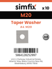 Simfix product label - 4WTM2005D-T