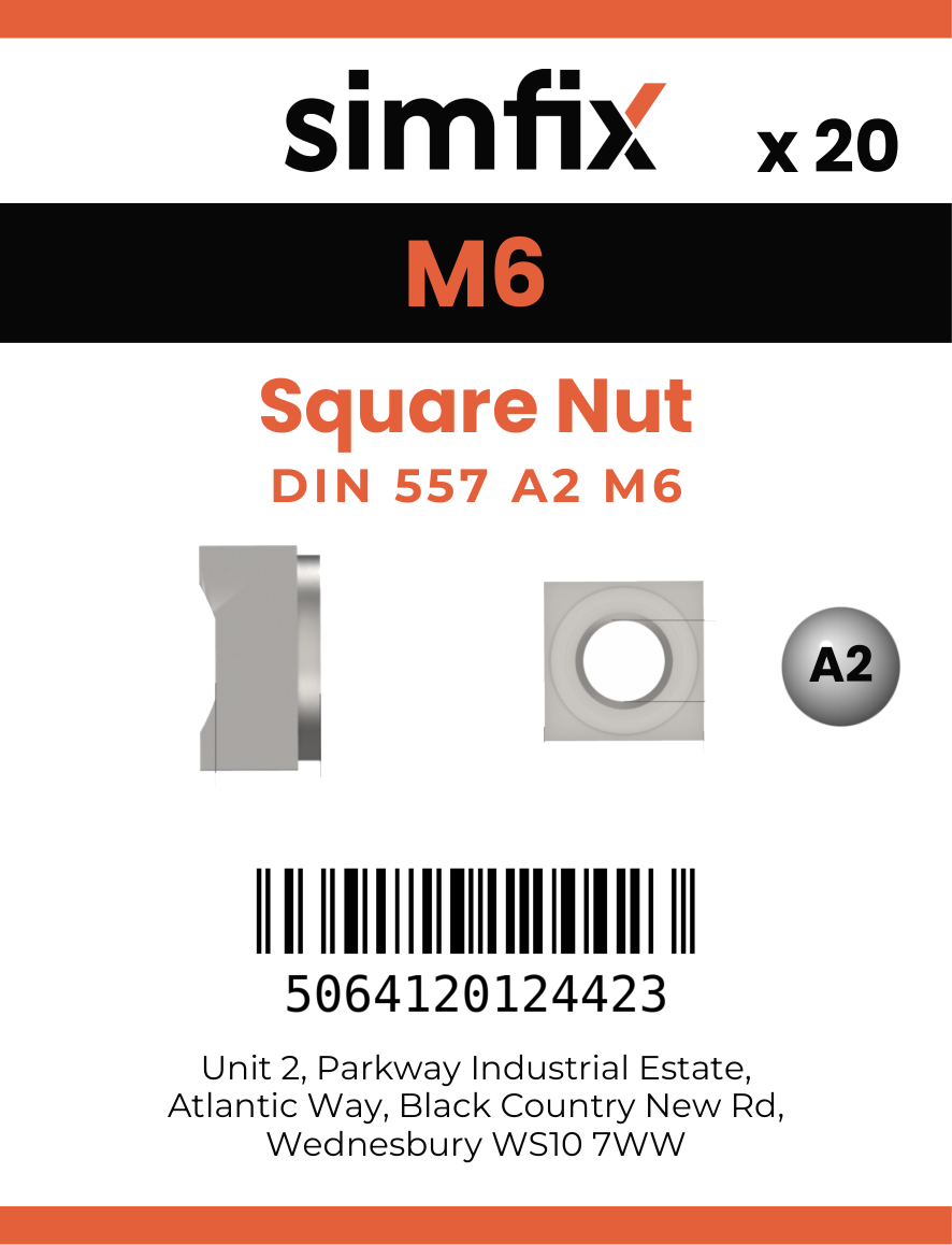 Simfix product label - 557A206-D