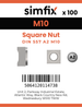 Simfix product label - 557A210-T