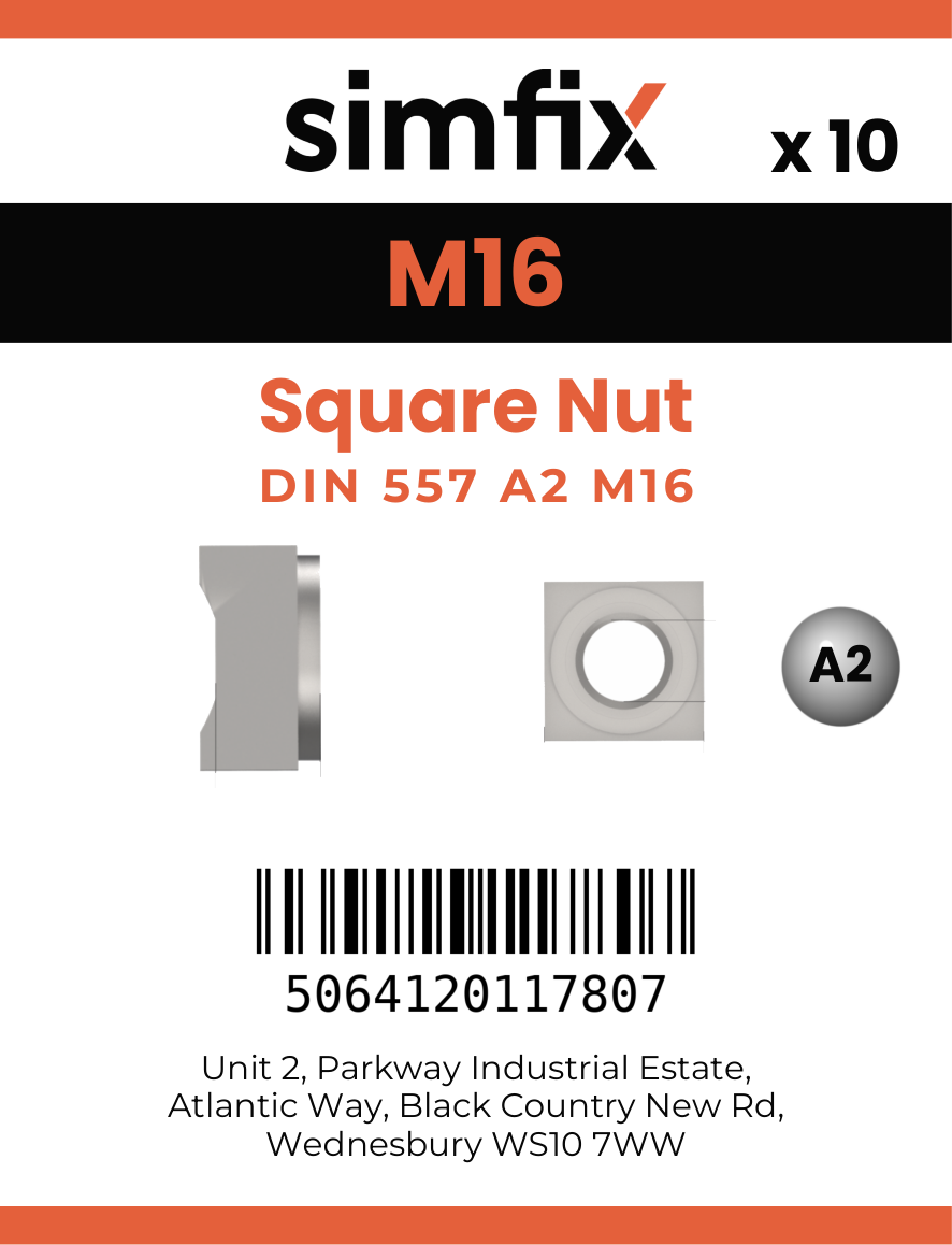 Simfix product label - 557A216-D