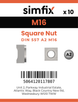 Simfix product label - 557A216-D