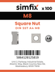 Simfix product label - 557A408-T