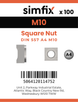 Simfix product label - 557A410-T