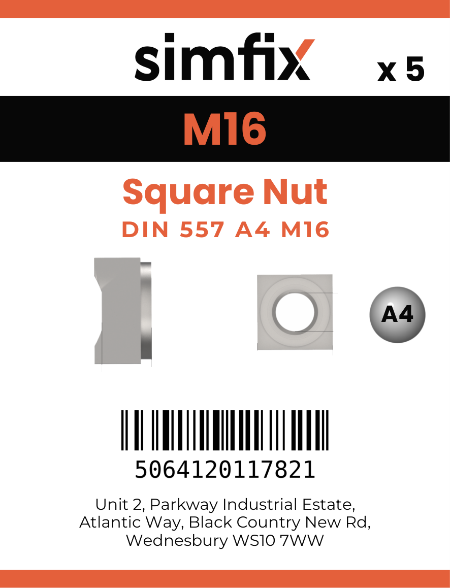 Simfix product label - 557A416-D