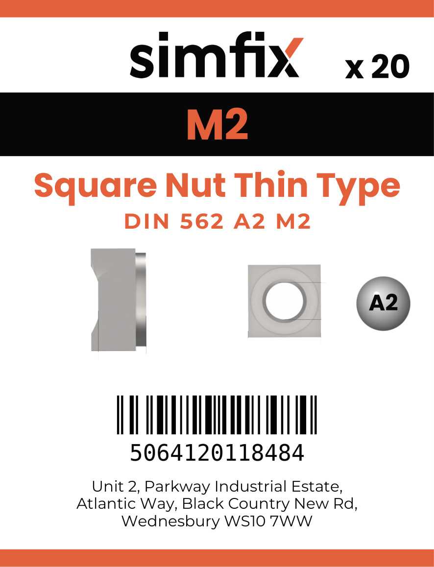 Simfix product label - 562A202-D