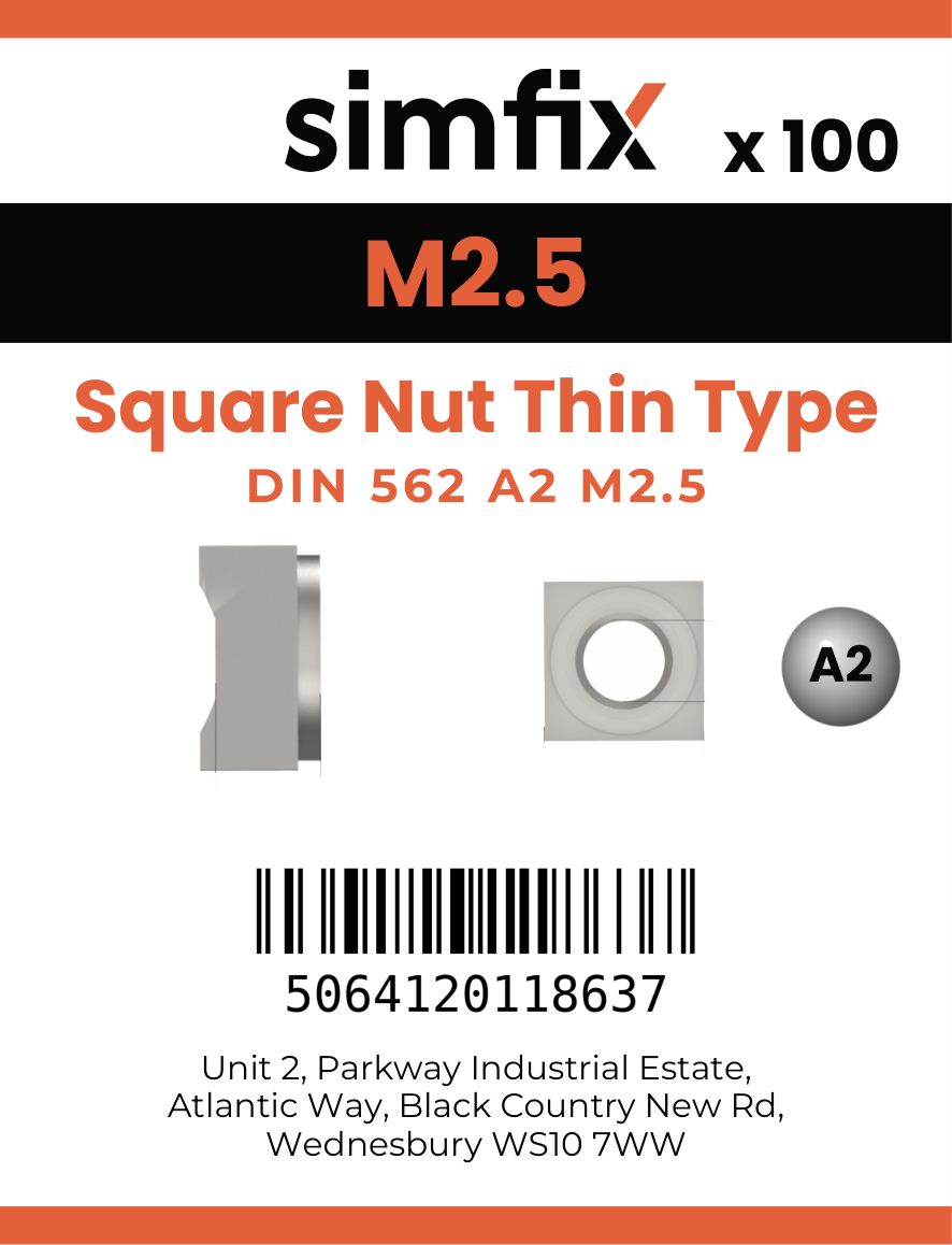 Simfix product label - 562A2025-T