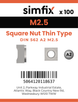 Simfix product label - 562A2025-T
