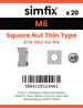Simfix product label - 562A206-D