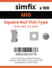 Simfix product label - 562A210-T