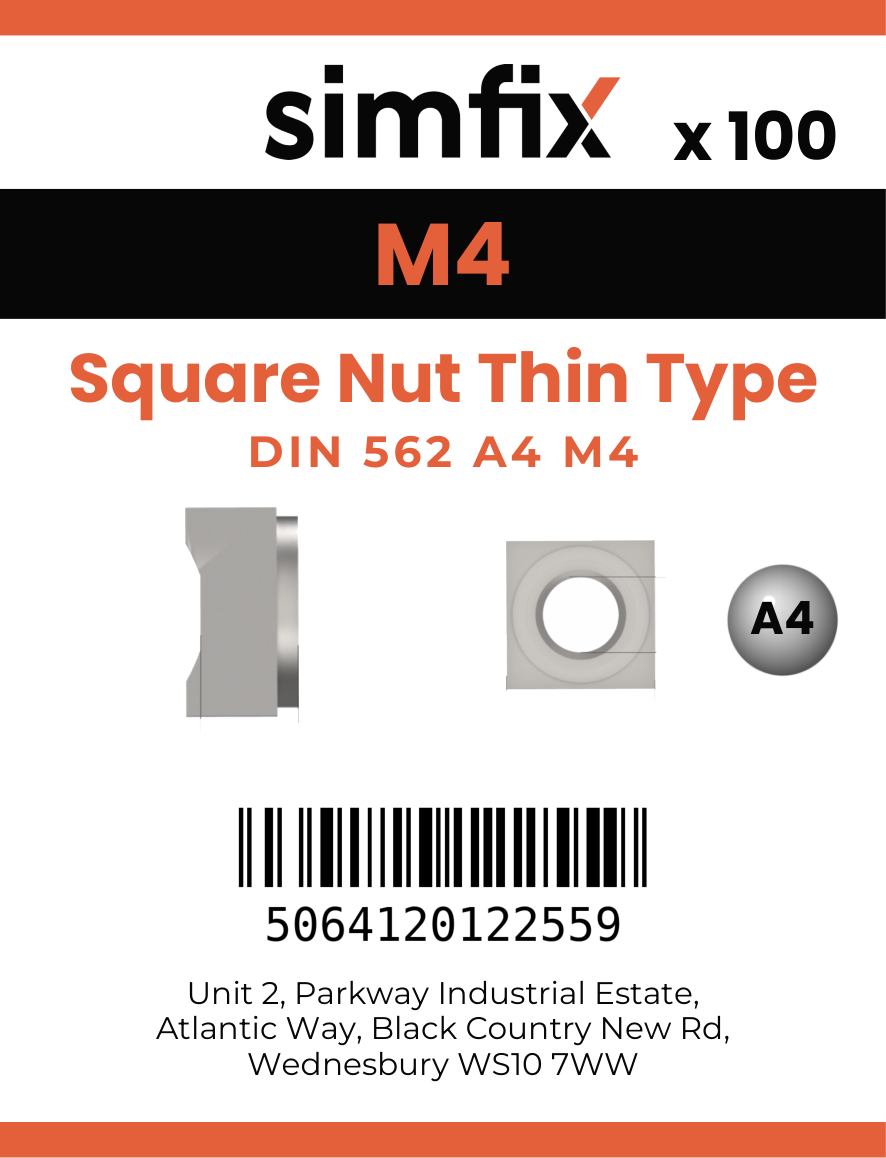 Simfix product label - 562A404-T
