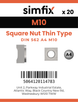 Simfix product label - 562A410-D