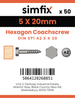 Simfix product label - 571A205020-T