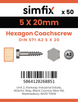Simfix product label - 571A205020-T