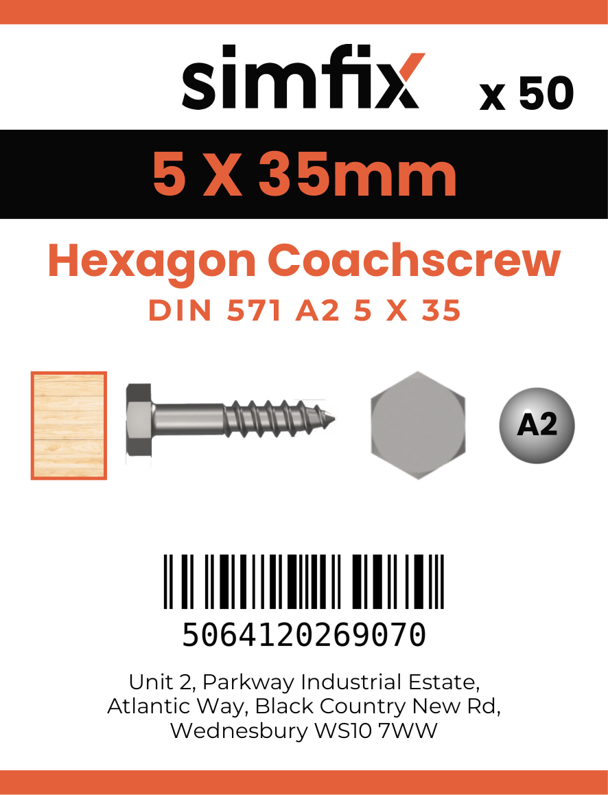 Simfix product label - 571A205035-T
