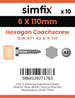 Simfix product label - 571A206110-D