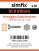 Simfix product label - 571A210060-D
