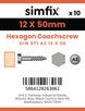 Simfix product label - 571A212050-D