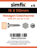 Simfix product label - 571A216110-D