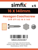 Simfix product label - 571A216140-D