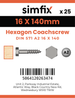 Simfix product label - 571A216140-T