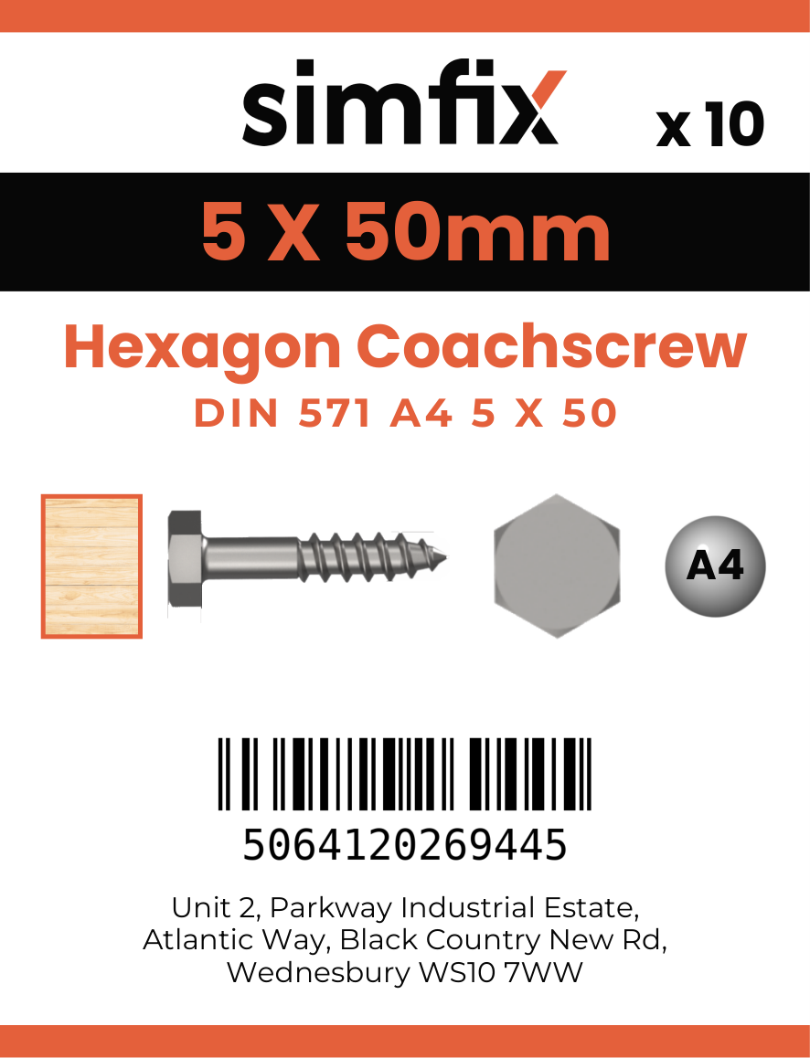 Simfix product label - 571A405050-D