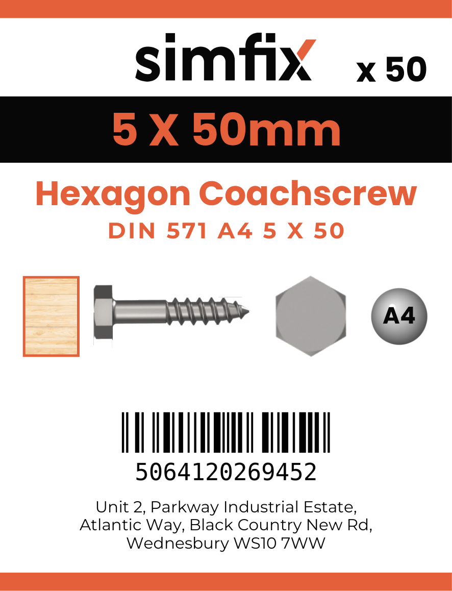 Simfix product label - 571A405050-T