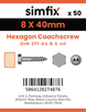 Simfix product label - 571A408040-T