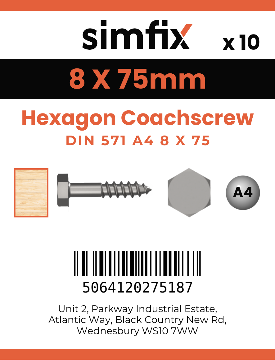 Simfix product label - 571A408075-D