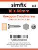 Simfix product label - 571A416080-D
