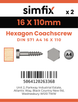 Simfix product label - 571A416110-D