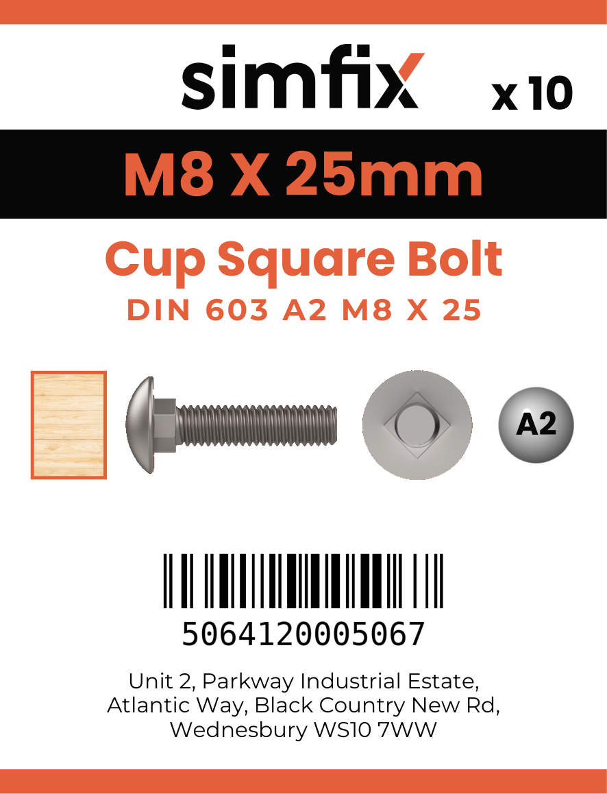 Simfix product label - 603A208025-D