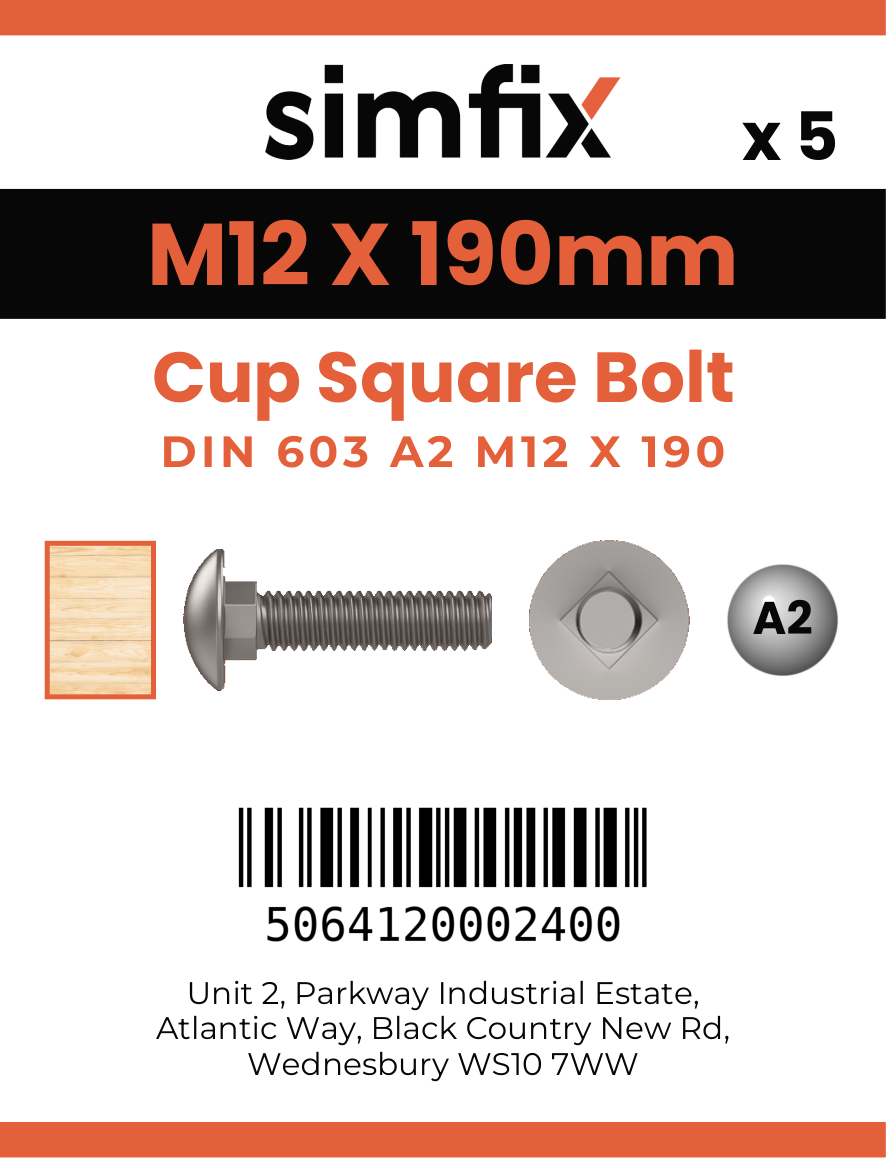 Simfix product label - 603A212190-D