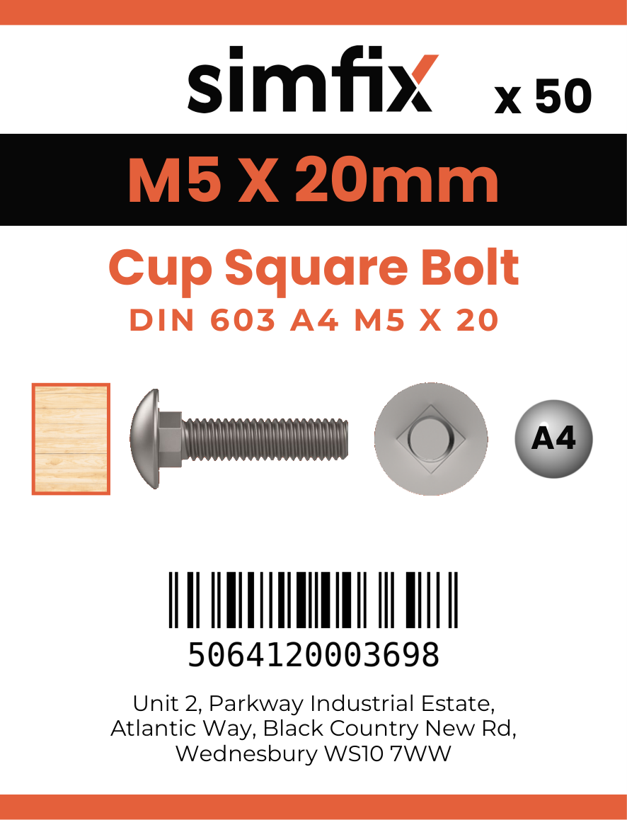 Simfix product label - 603A405020-T