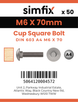 Simfix product label - 603A406070-T