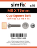 Simfix product label - 603A408075-D