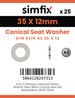 Simfix product label - 6319DA2035-T