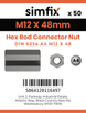 Simfix product label - 6334A412048-T