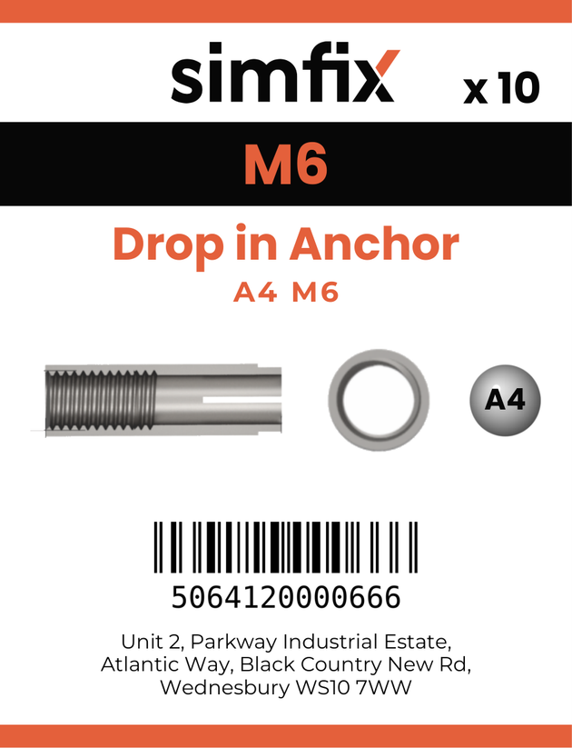 Simfix product label - 65006040-D