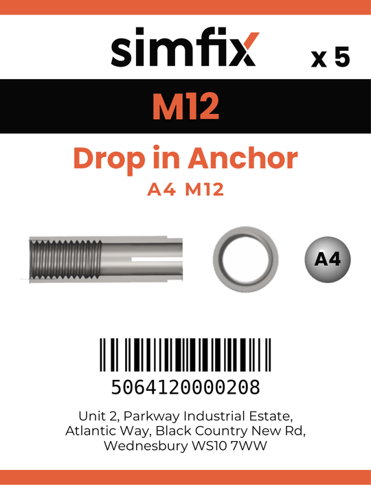 Simfix product label - 65012040-D