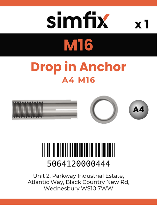Simfix product label - 65016040-D