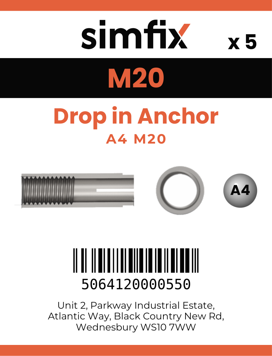 Simfix product label - 65020080-T