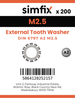 Simfix product label - 6797AA2027-T