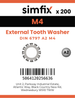 Simfix product label - 6797AA2043-T