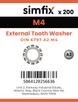 Simfix product label - 6797AA2043-T