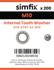 Simfix product label - 6797JA2105-T