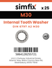 Simfix product label - 6797JA231-D