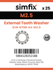 Simfix product label - 6798AA4027-D