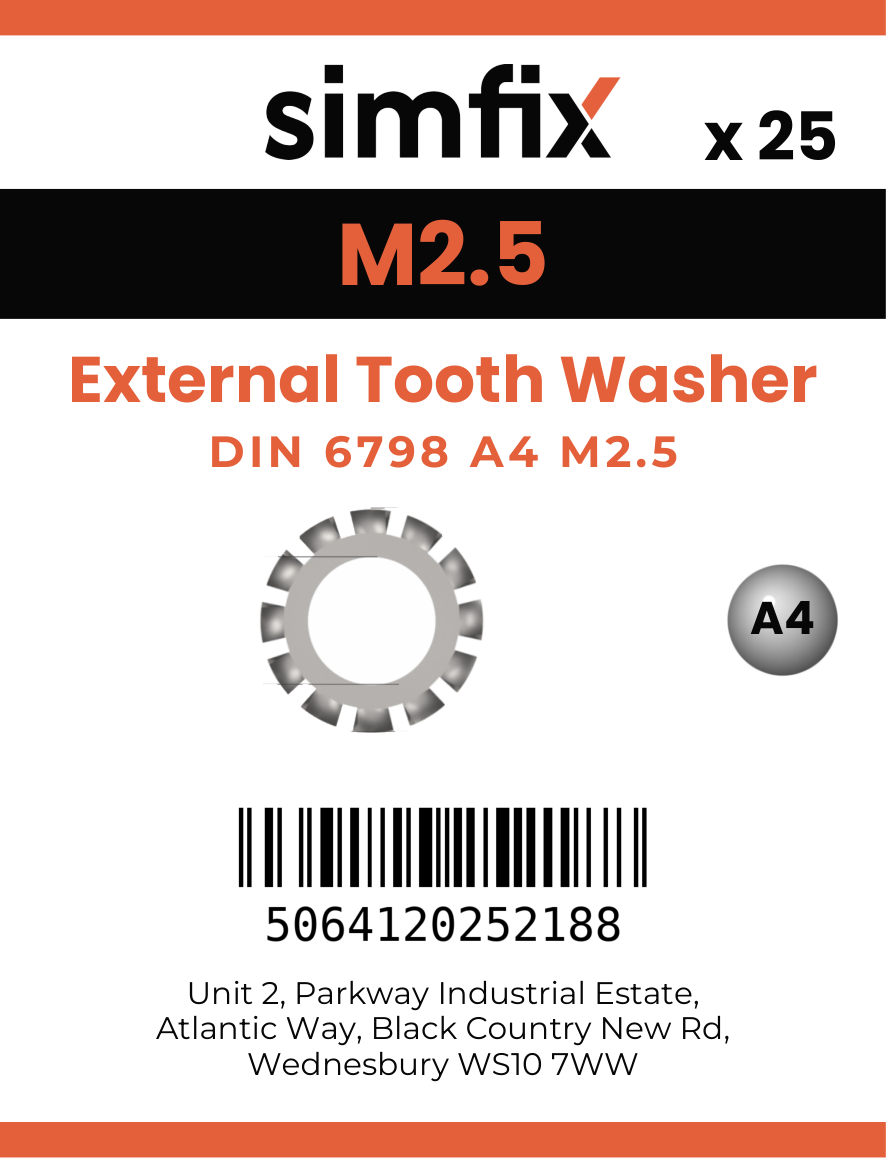 Simfix product label - 6798AA4027-D