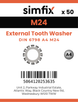 Simfix product label - 6798AA4250-T